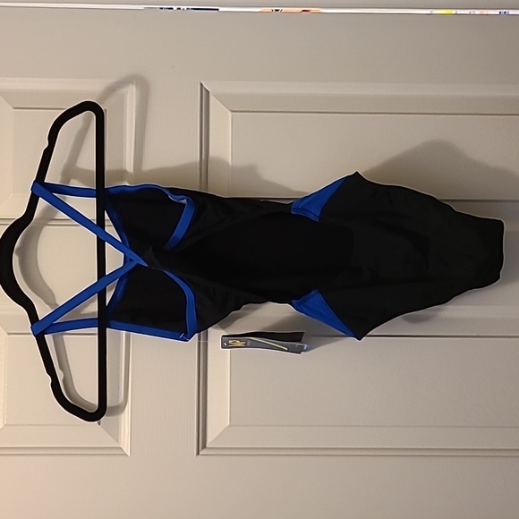 MP Michael Phelps Mid Splice Back Team Swimsuit Size 32/6 - Picture 2 of 9